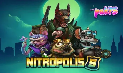 Nitropolis 5 سلاٹ گیم کا ایکشن سے بھرپور منظر
